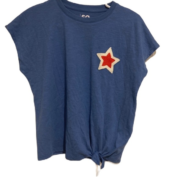 Kohl's Other - SO Girl’s Blue and Red Short Sleeve Tees with Star Design Size XL- 14/16
